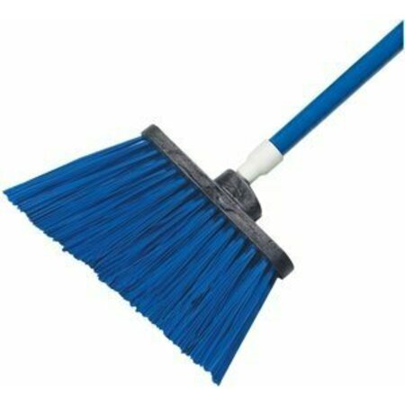 CARLISLE FOODSERVICE Blue Duo-Sweep Angle Broom W/56 in. Hdl-Unflagged 4108314